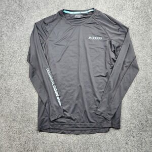 Klim Shirt Mens XL Black Long Sleeve Technical Riding Gear Base Layer Motorcycle
